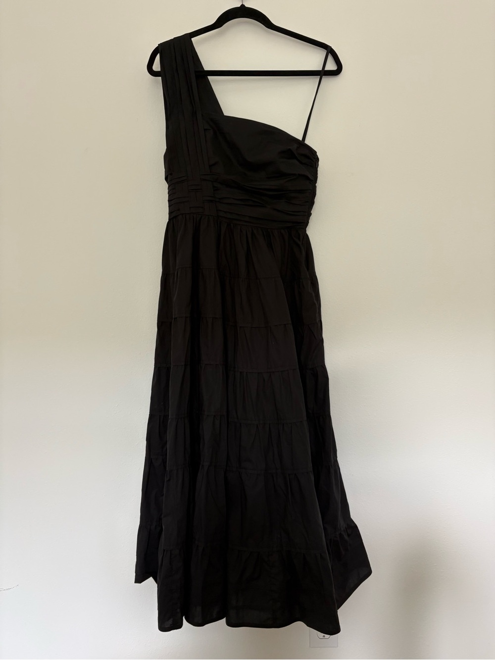 Ulla Johnson - Black One-Shoulder Women’s Dress with Detail